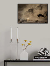 The Great Wildebeest Migration Poster och Canvastavla
