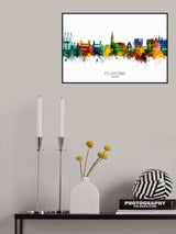 Felixstowe England Skyline Poster och Canvastavla