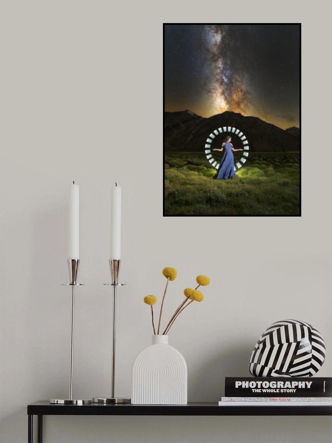 GODDESS AND THE MILKYWAY Poster och Canvastavla