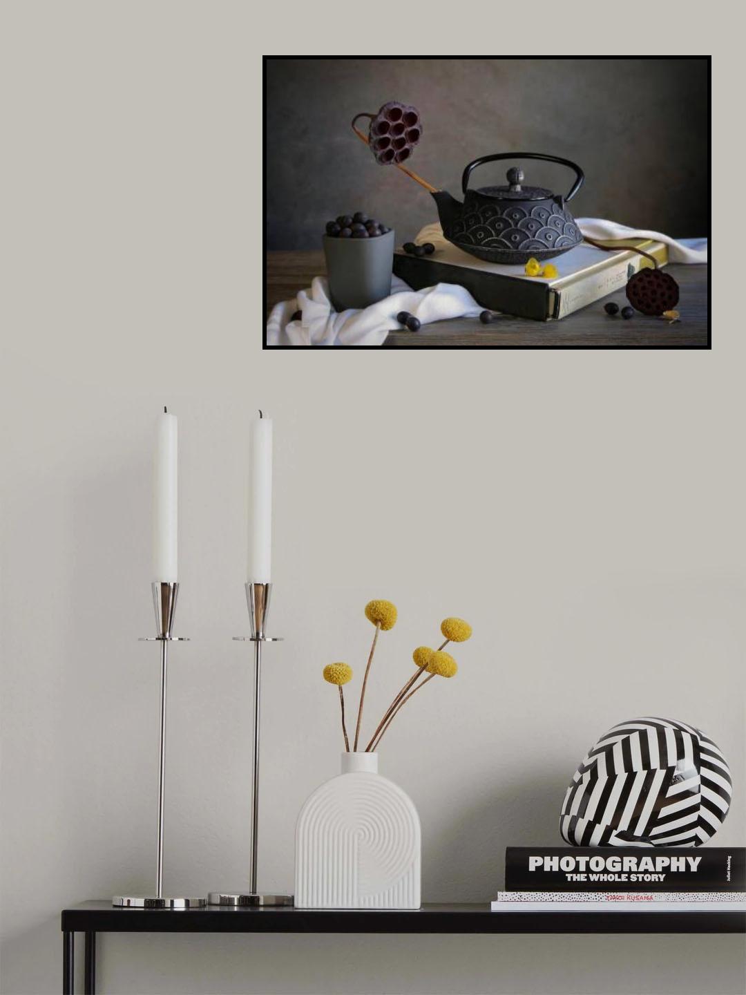 Lotus Tea Poster och Canvastavla