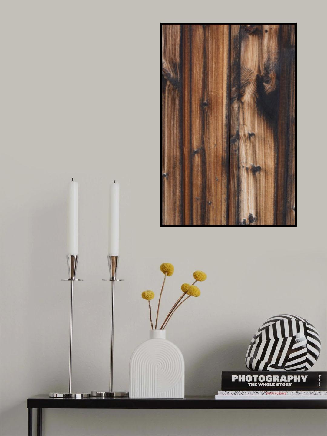 Tex Surface Wood 10 Poster och Canvastavla