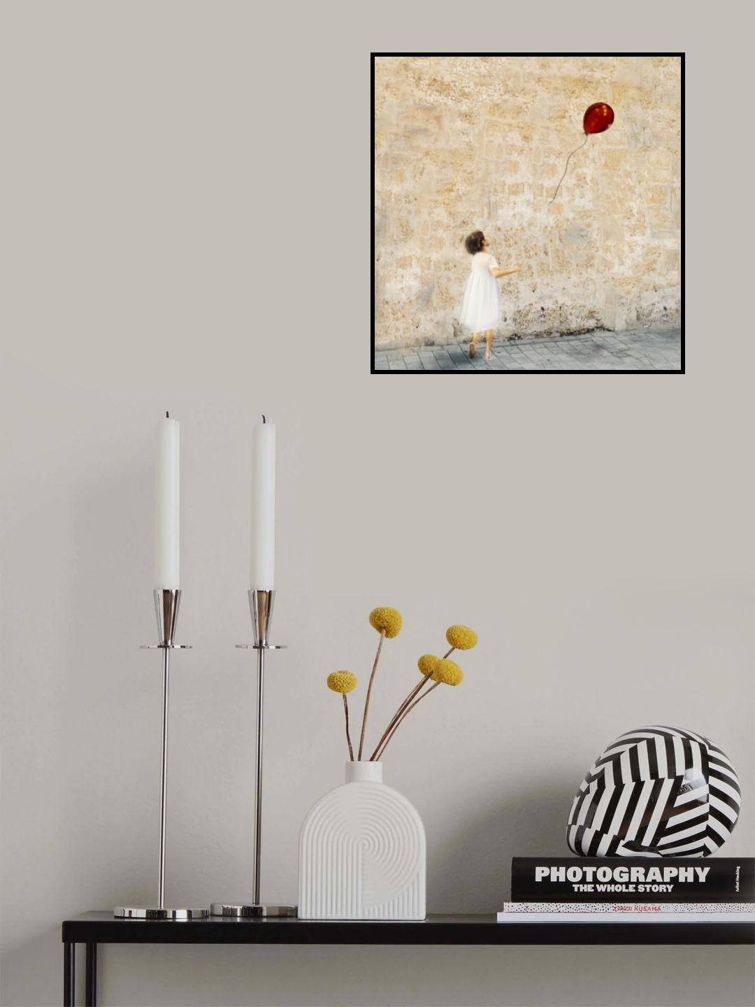 The red balloon Poster och Canvastavla