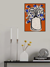 Lovelyflowerbouquet(orange Version) Poster och Canvastavla