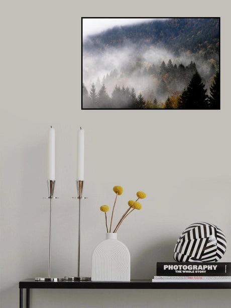 Foggy Woods 9 Poster och Canvastavla