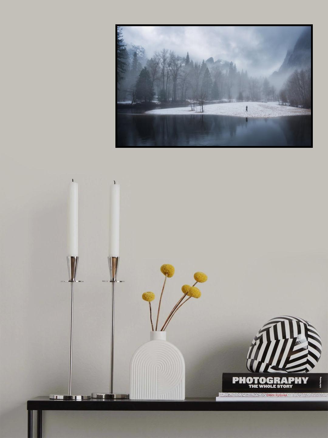 Foggy Yosemite Poster och Canvastavla