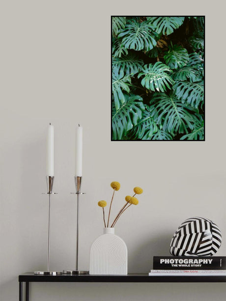 Monstera wall in Lisbon Poster och Canvastavla