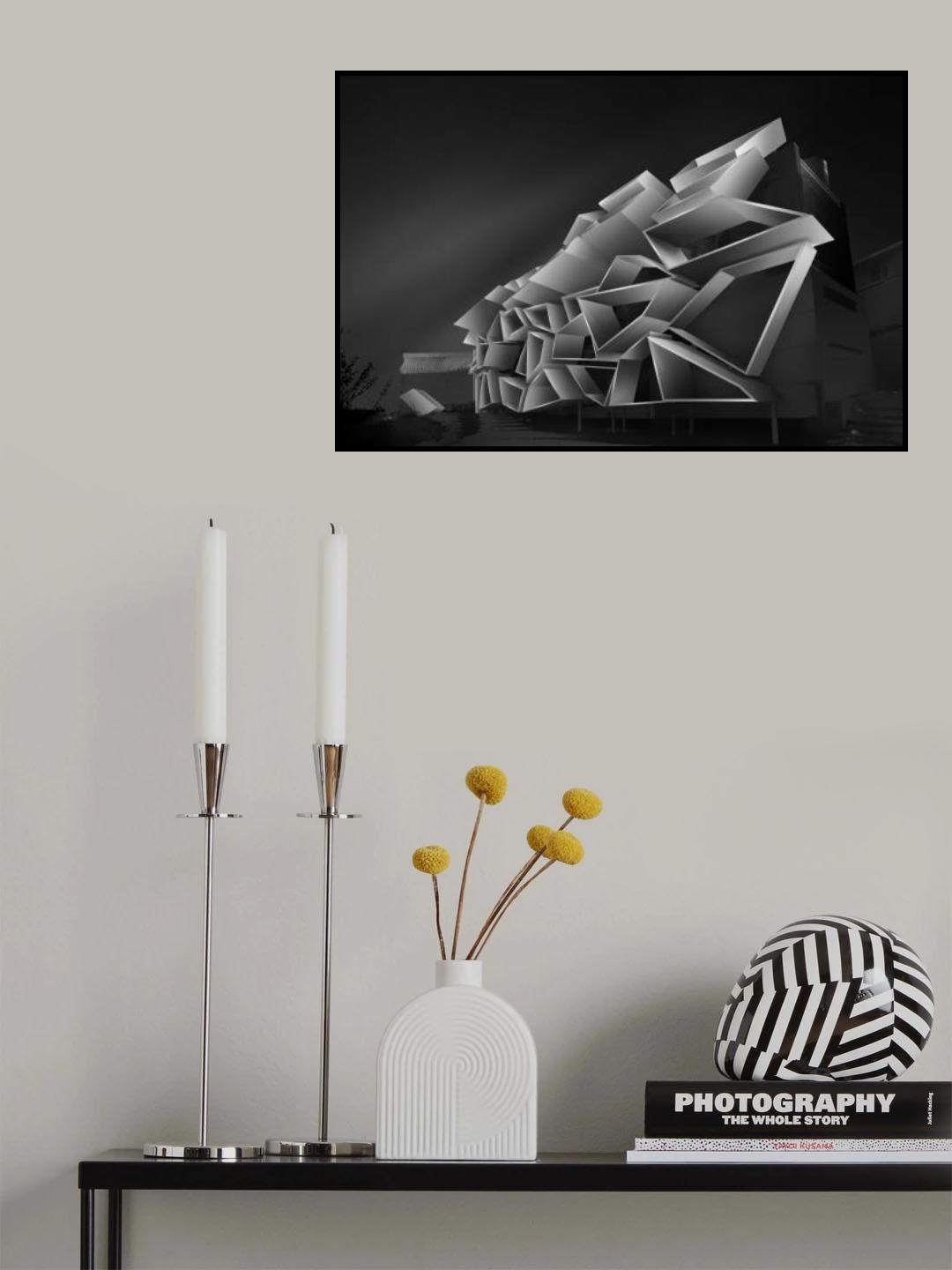 B Building Poster och Canvastavla