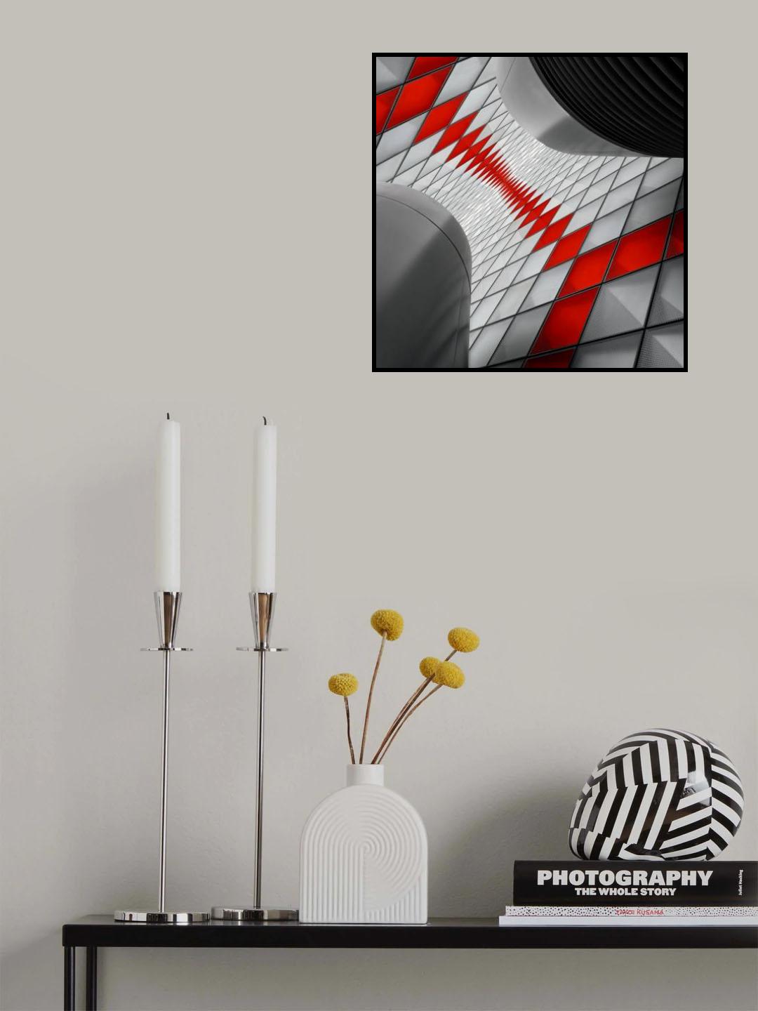 red path Poster och Canvastavla