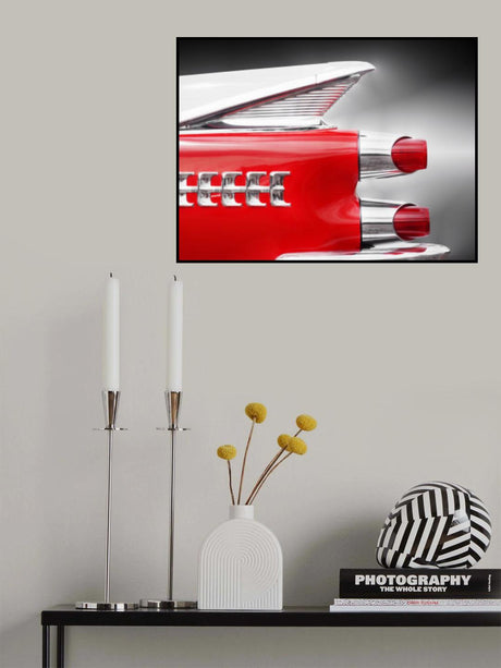 American classic car Coronet 1959 tail fin Poster och Canvastavla