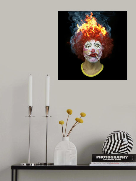 Hot Clown Poster och Canvastavla