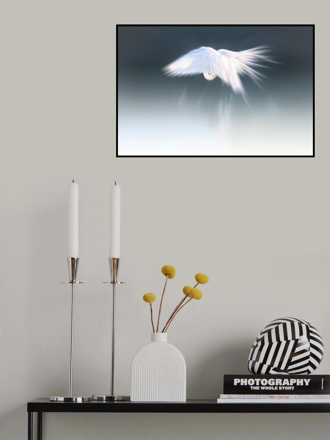 White angel Poster och Canvastavla