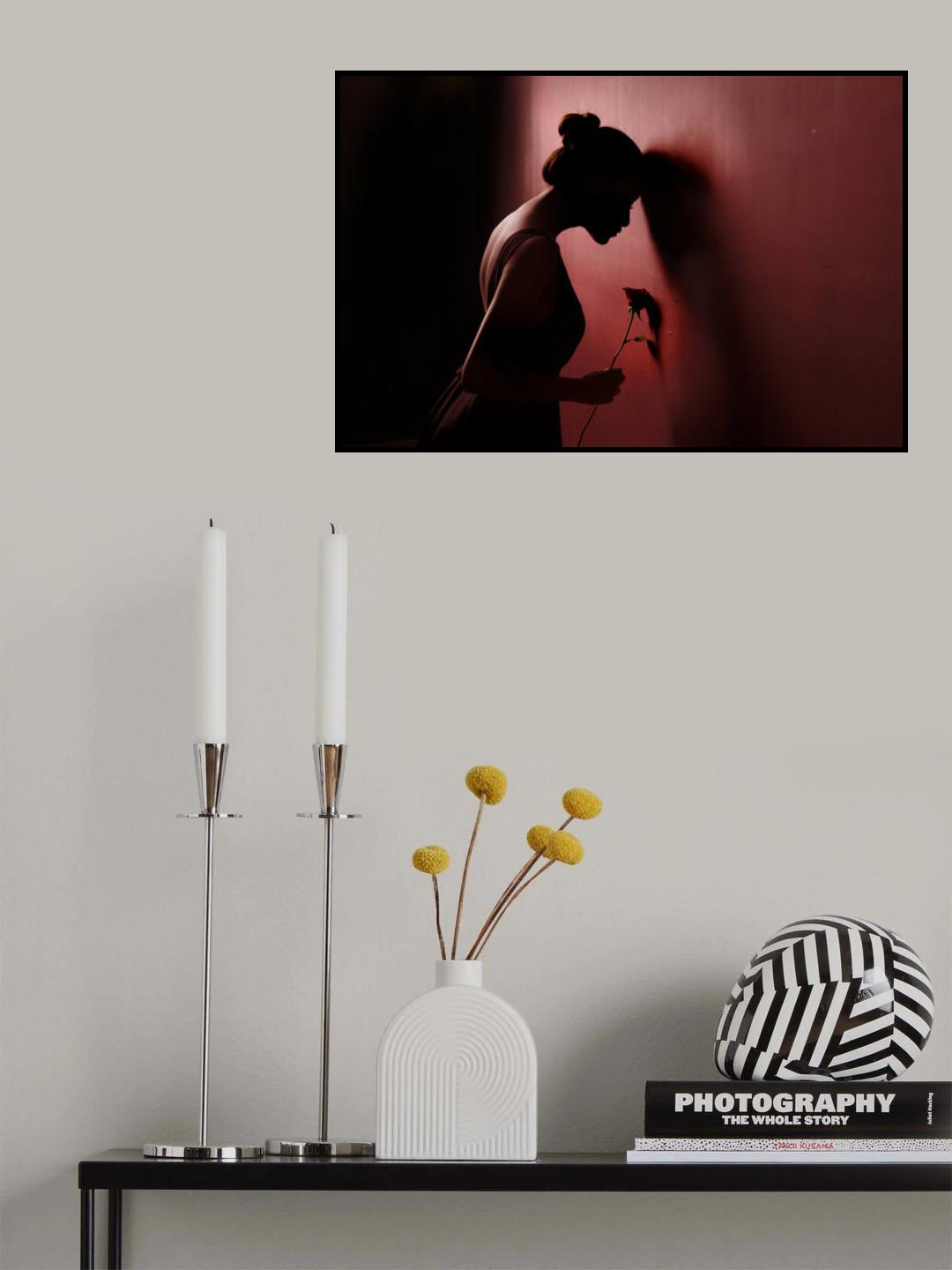 Red Rose 3 Poster och Canvastavla