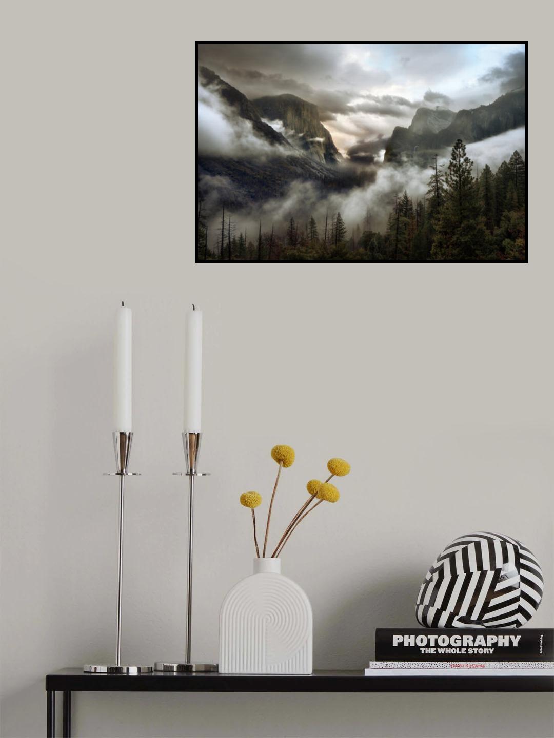 Upper Valley Morning Poster och Canvastavla