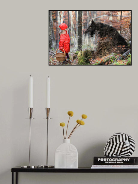 Little Red Riding Hood and The Wolf Poster och Canvastavla