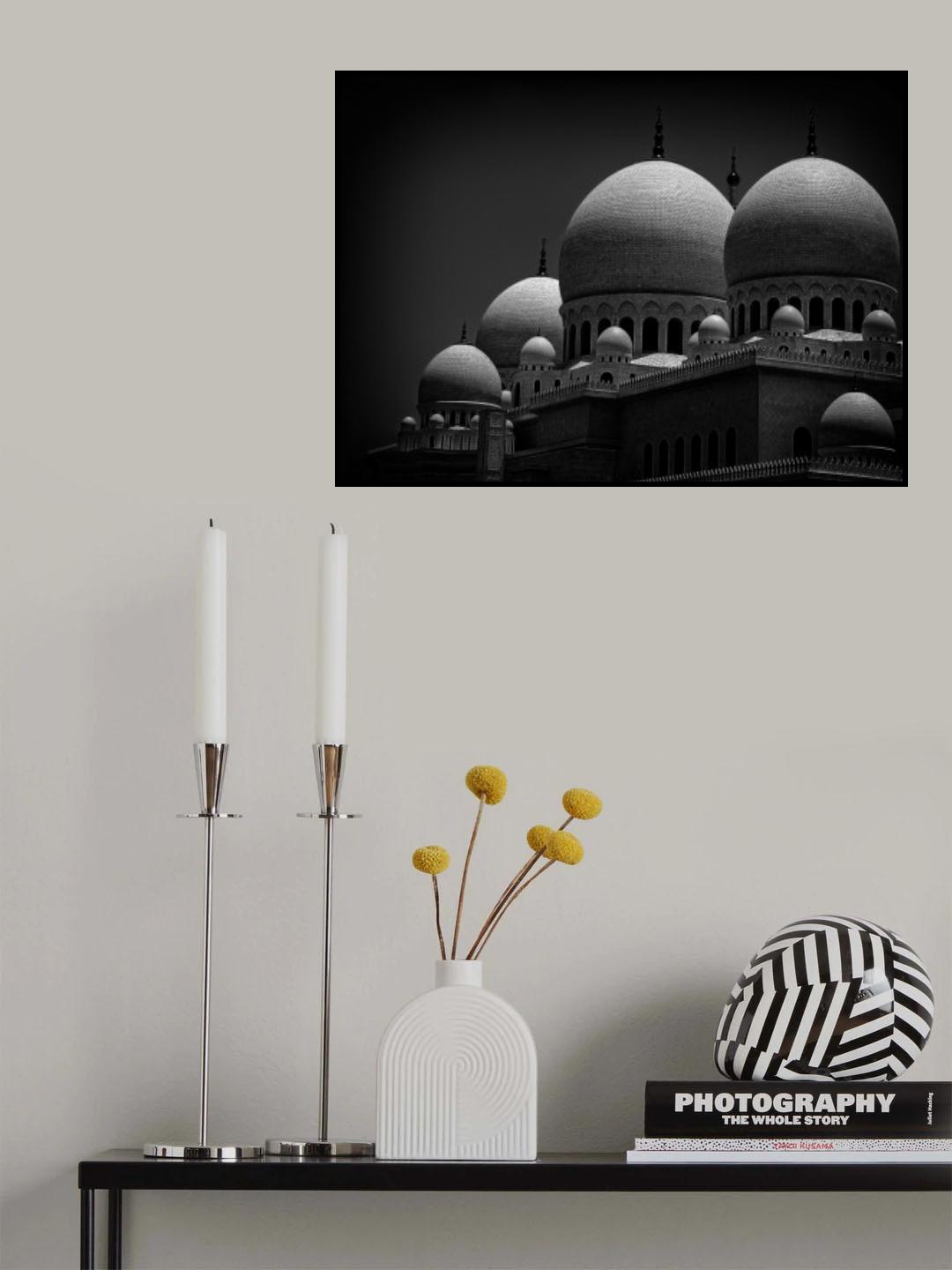 Grand Mosque Abu Dhabi Poster och Canvastavla
