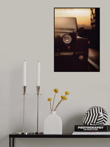 Jeep Sunrise Poster och Canvastavla