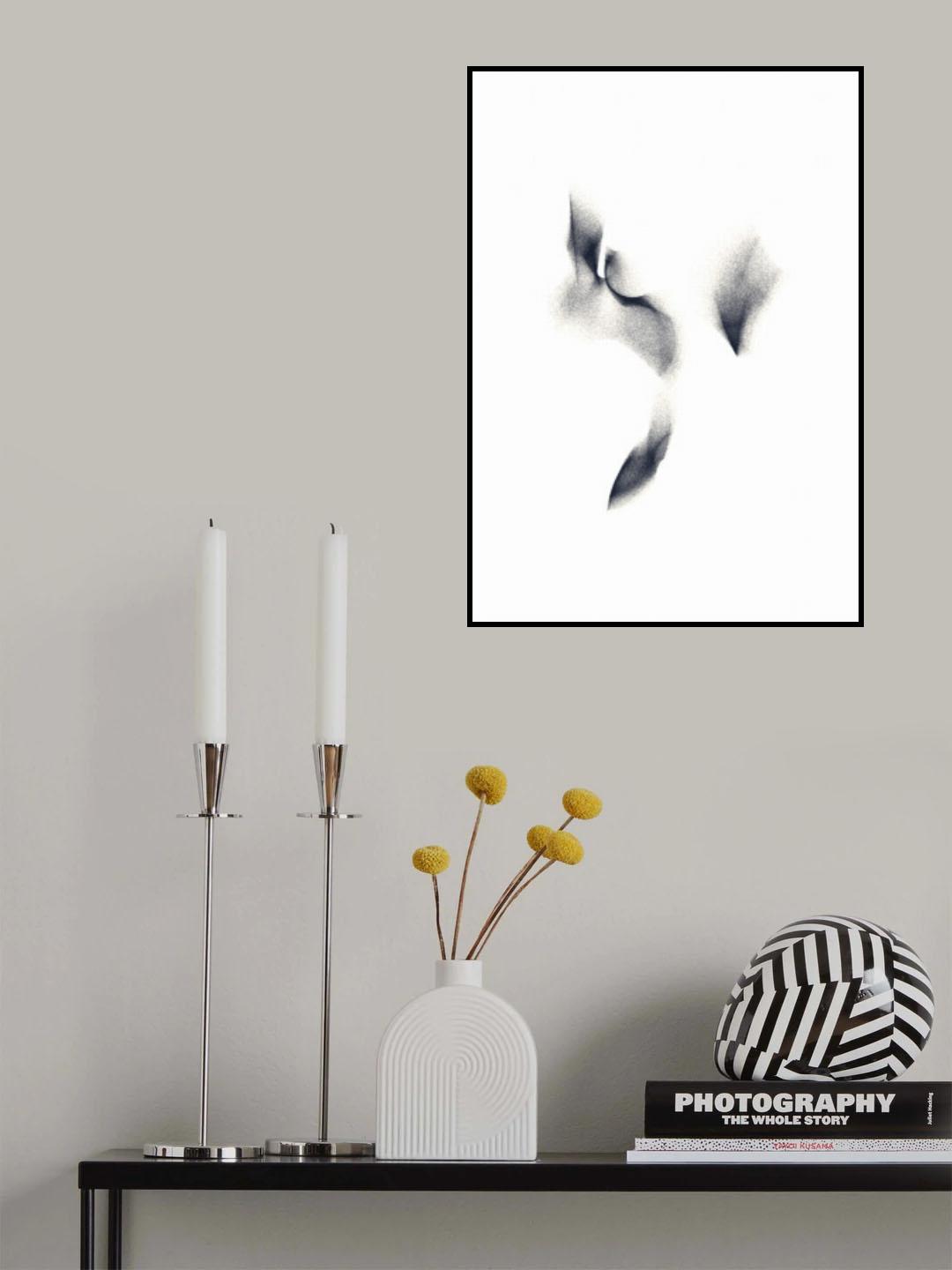 Smudge Curve Poster och Canvastavla