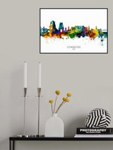 Coimbatore Skyline India Poster och Canvastavla