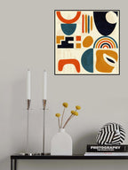 Quadrate Bunt3 Poster och Canvastavla