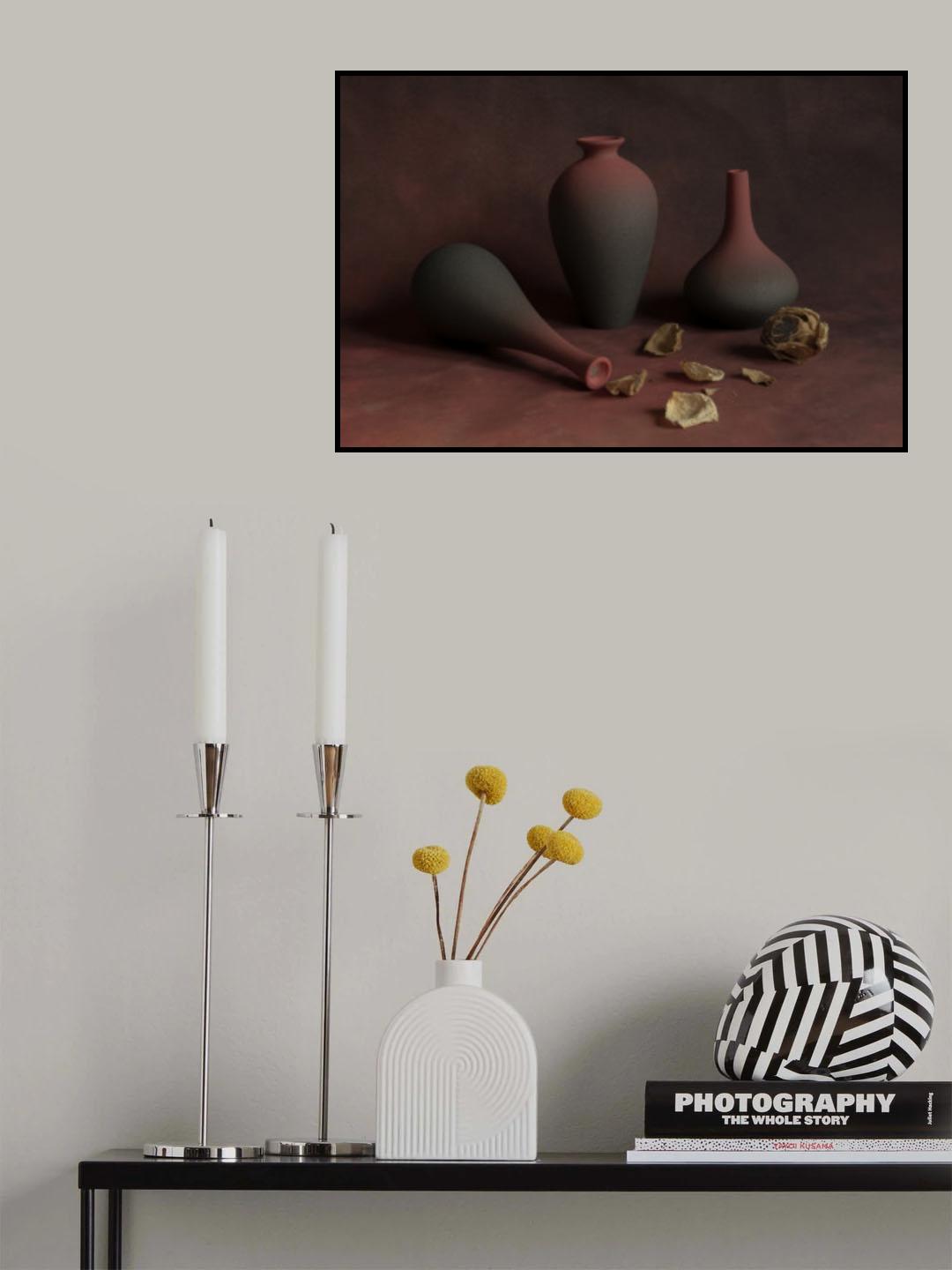 Rustic Vases Poster och Canvastavla