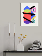 Geometrical Cylinder In Tears Poster och Canvastavla