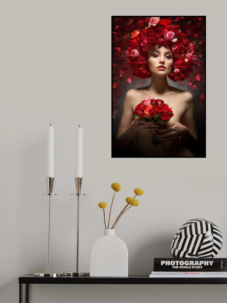 Red roses Poster och Canvastavla