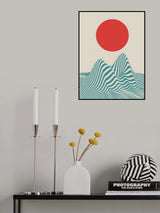 Red Sun Dune Poster och Canvastavla
