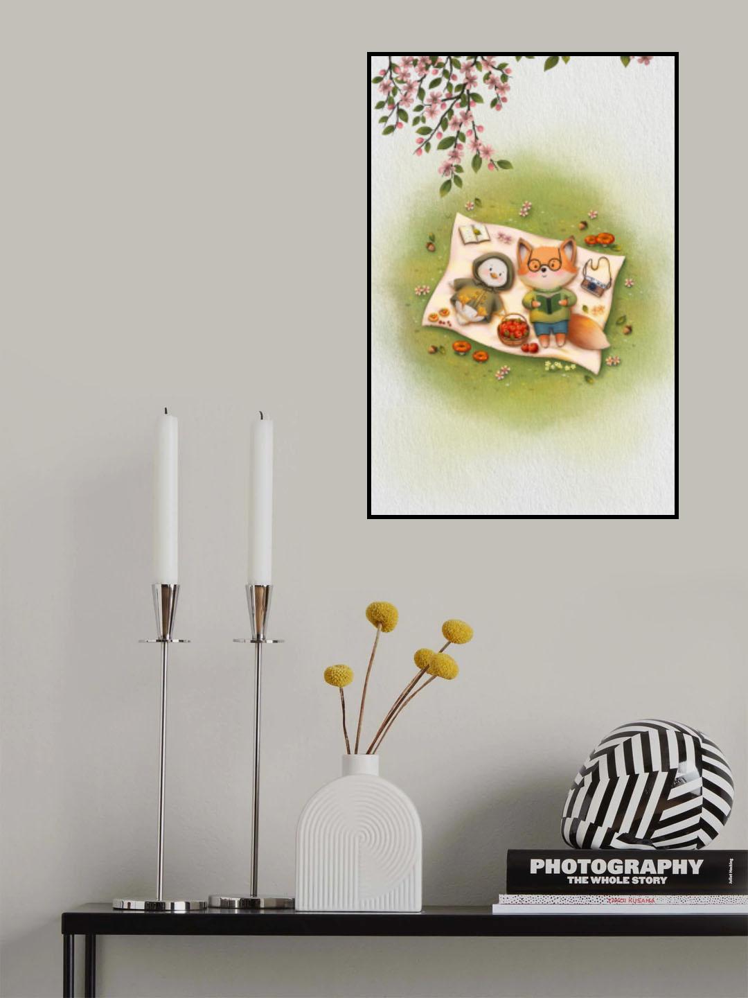 Picnic On the Grass Poster och Canvastavla