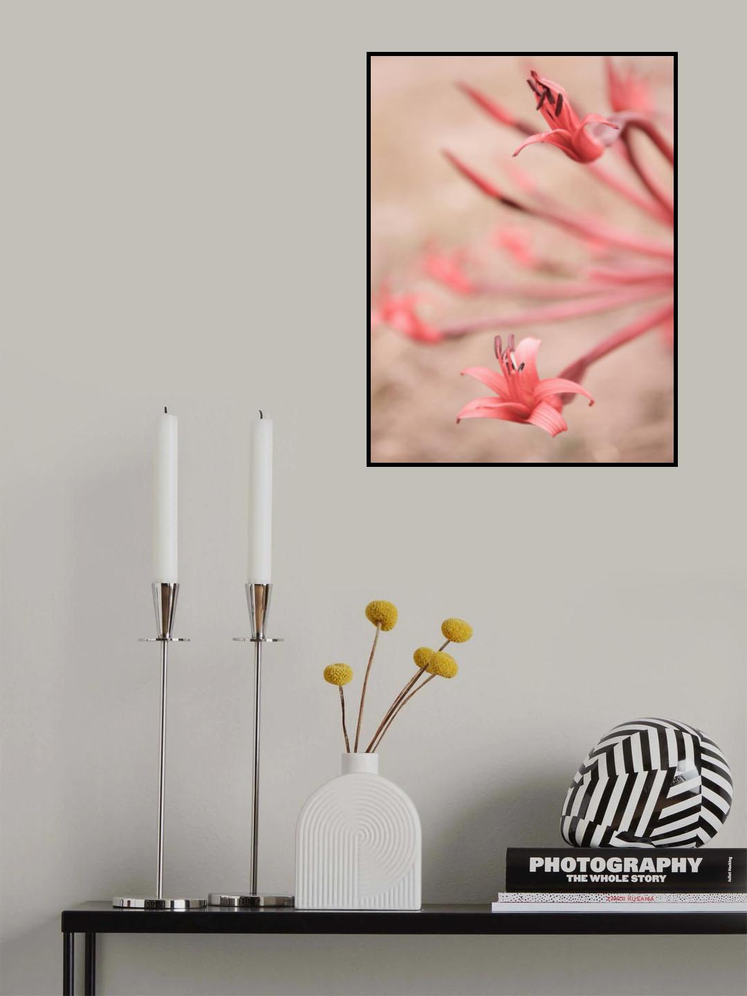 Fire Lilly No2 Poster och Canvastavla