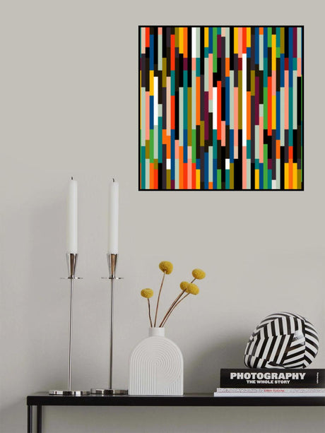 Stripes Retro Big Poster och Canvastavla