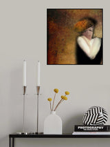 The lady with the hat Poster och Canvastavla