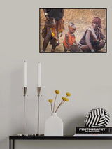Daily life in the tribe Poster och Canvastavla