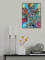 Musician in trance Poster och Canvastavla
