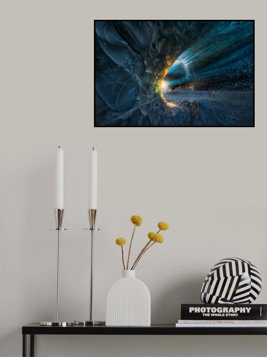 Icy Star Gate Poster och Canvastavla