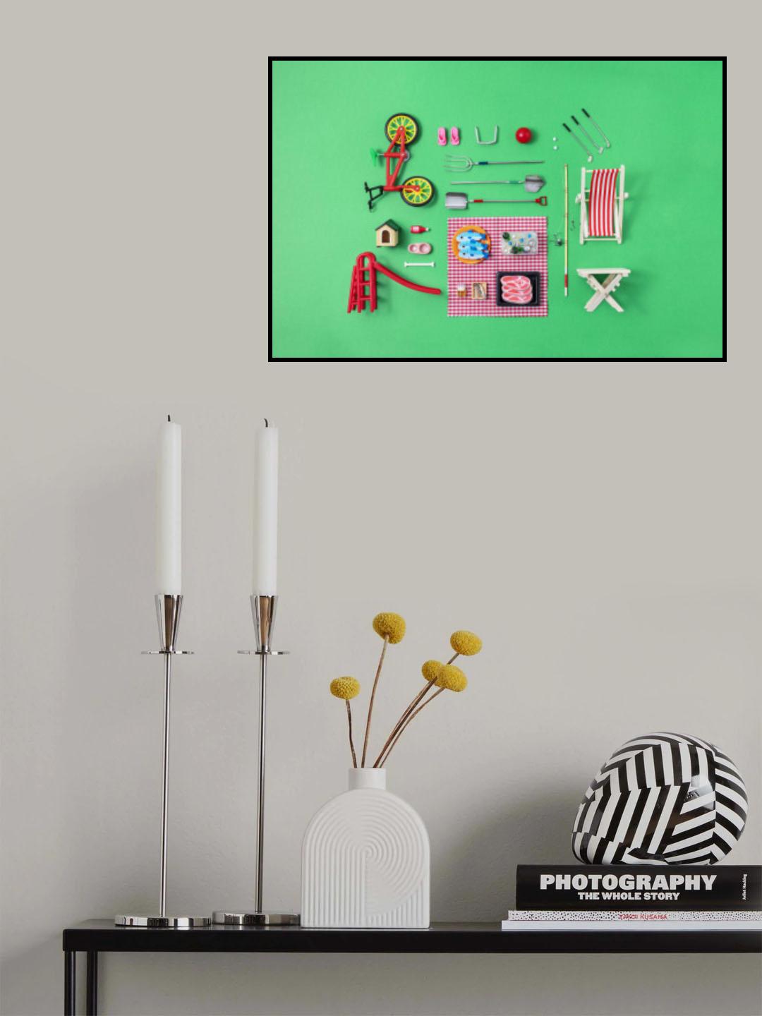 Dollhouse Picnic Poster och Canvastavla