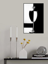 Splash Art - Refraction Mono Poster och Canvastavla