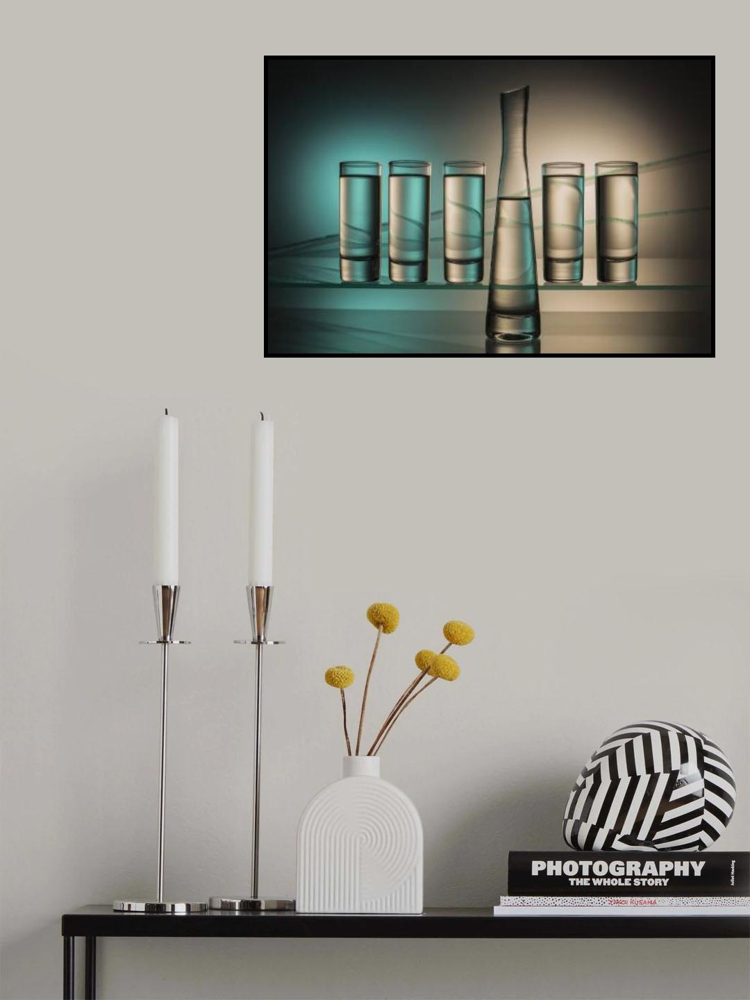 From the series "Experiments with glass" Poster och Canvastavla
