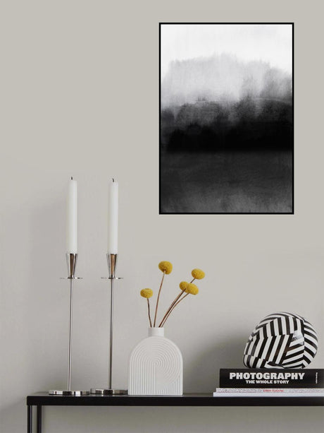 Greyscale Landscape Poster och Canvastavla