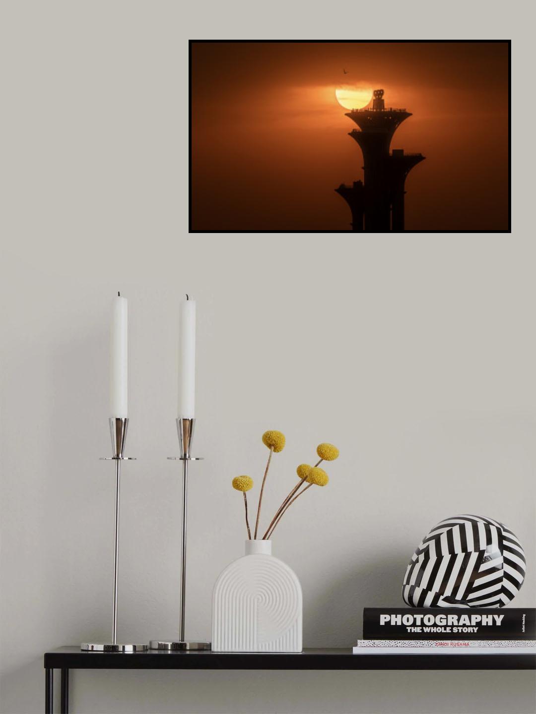 The Sun Set Poster och Canvastavla