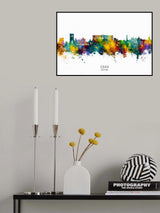Oban Scotland Skyline Poster och Canvastavla