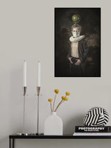 He carries all the worries of the world with him Poster och Canvastavla