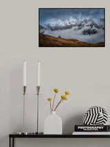 Chapel in Alps Poster och Canvastavla