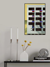 Bauhaus Dessau architecture in vintage magazine style V Poster och Canvastavla