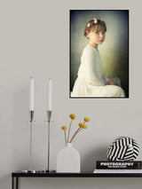 Flowered girl Poster och Canvastavla