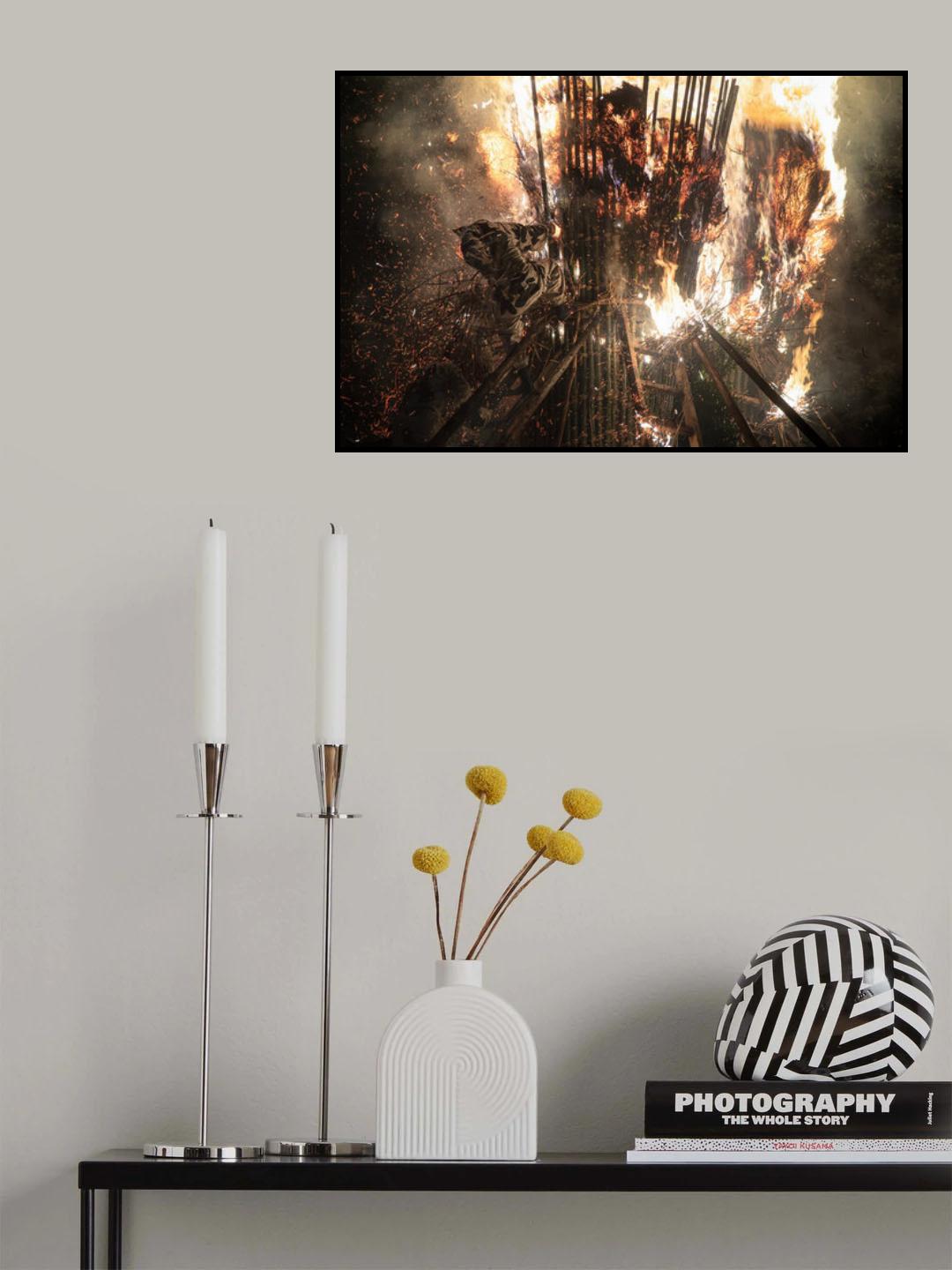 Into The Flame Poster och Canvastavla