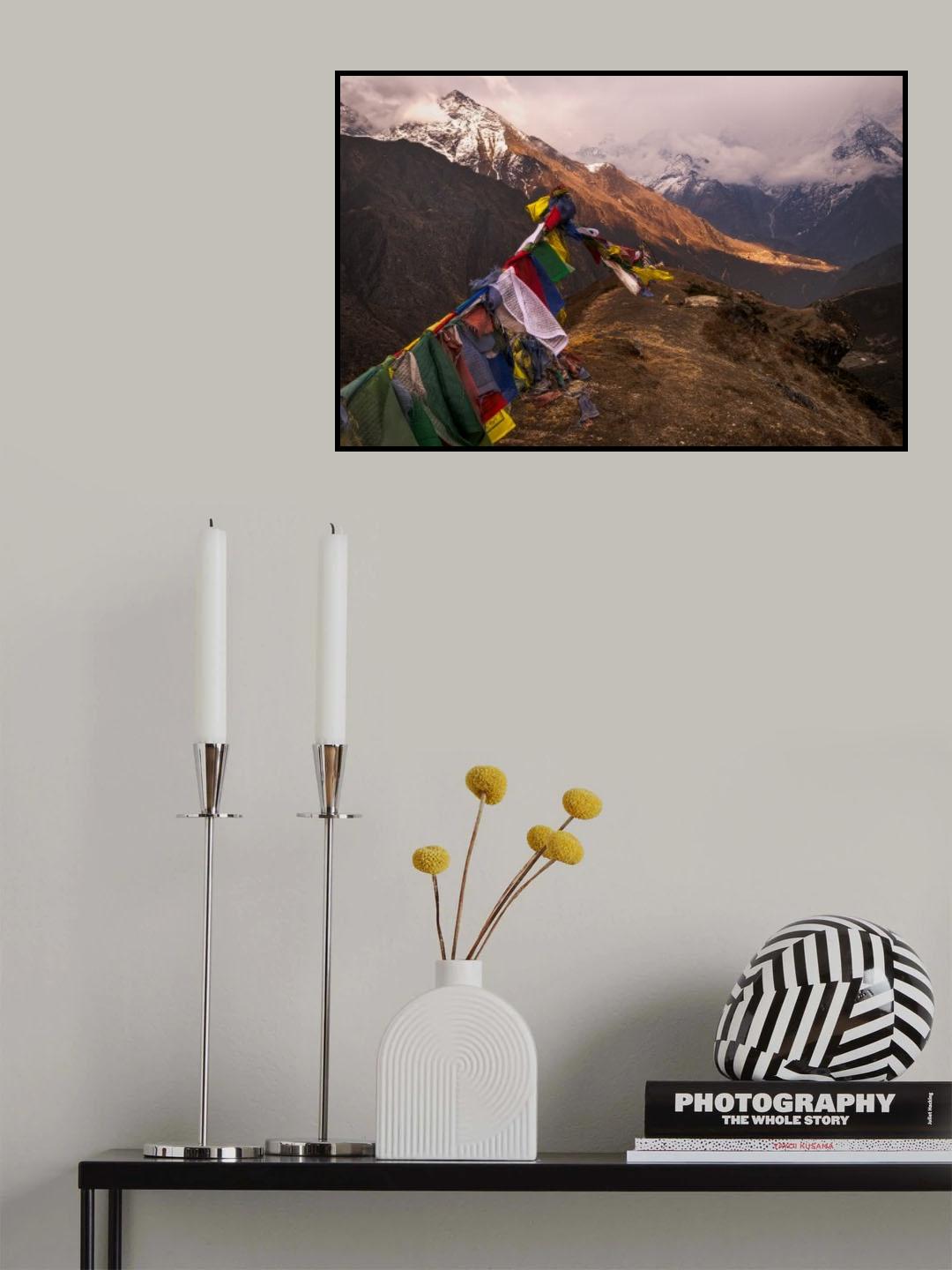 Flying in the Wind Poster och Canvastavla