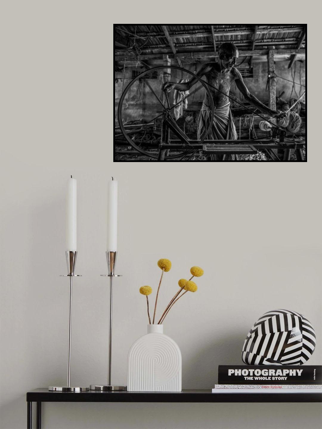 Coconut carpet makers Poster och Canvastavla