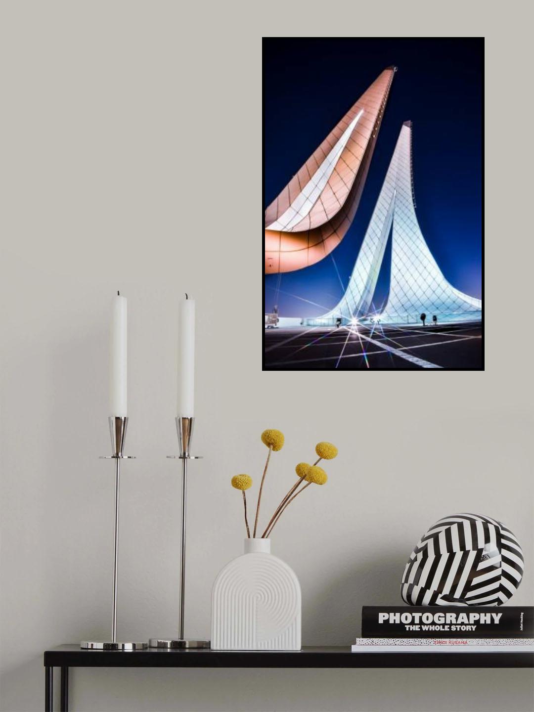 through triangles Poster och Canvastavla