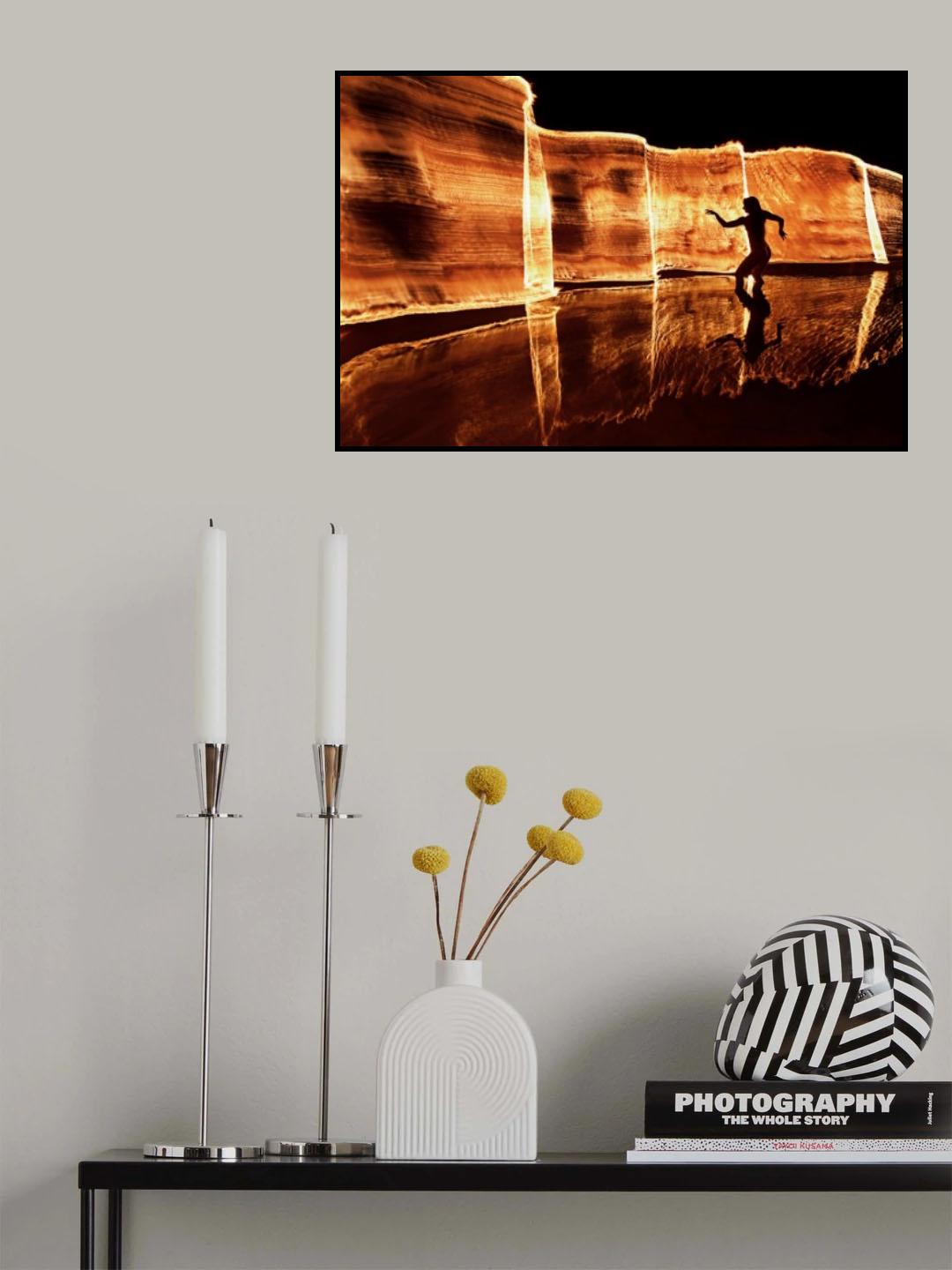 Fire waves Poster och Canvastavla