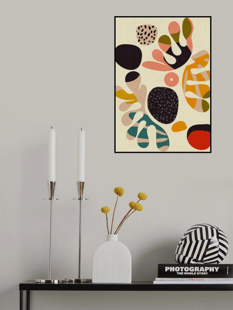 Mid Century Cut Outs2 Poster och Canvastavla